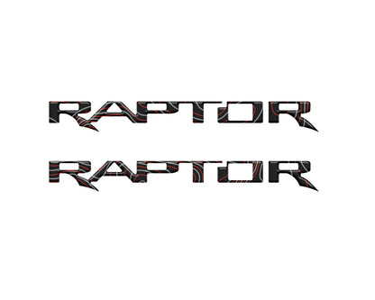 Raptor Floor Mat Emblem Inserts Fits 2022-2027 Ford Bronco & 2024-2027 Ranger Raptor