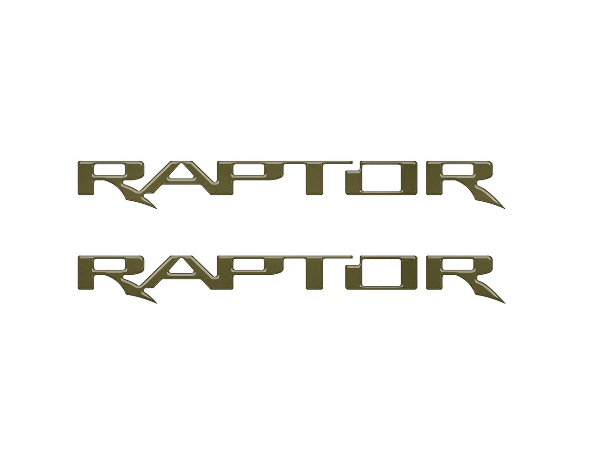 Raptor Floor Mat Emblem Inserts Fits 2022-2027 Ford Bronco & 2024-2027 Ranger Raptor