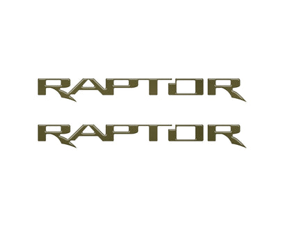 Raptor Floor Mat Emblem Inserts Fits 2022-2027 Ford Bronco & 2024-2027 Ranger Raptor