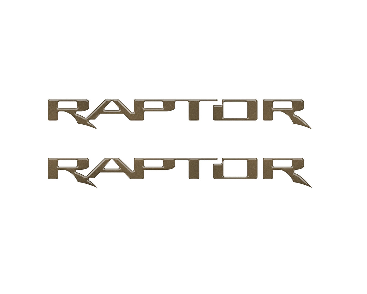 Raptor Floor Mat Emblem Inserts Fits 2022-2027 Ford Bronco & 2024-2027 Ranger Raptor