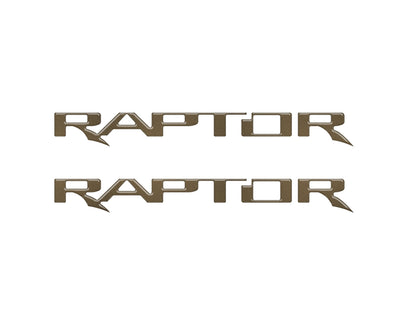 Raptor Floor Mat Emblem Inserts Fits 2022-2027 Ford Bronco & 2024-2027 Ranger Raptor