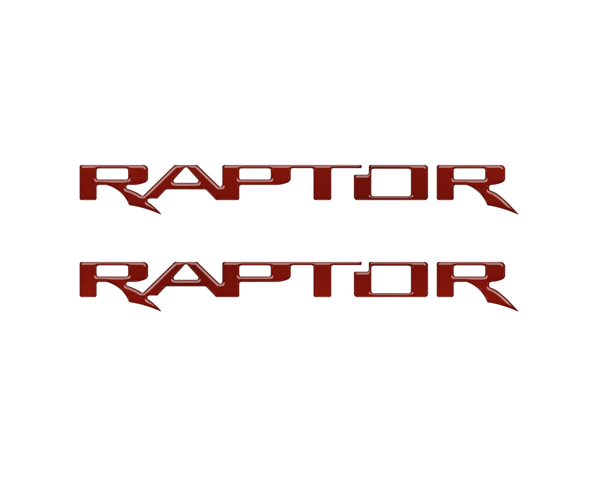Raptor Floor Mat Emblem Inserts Fits 2022-2027 Ford Bronco & 2024-2027 Ranger Raptor