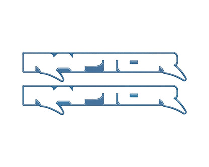 Raptor Floor Mat Emblem Inserts Fits 2022-2027 Ford Bronco & 2024-2027 Ranger Raptor