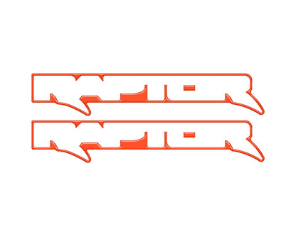 Raptor Floor Mat Emblem Inserts Fits 2022-2027 Ford Bronco & 2024-2027 Ranger Raptor