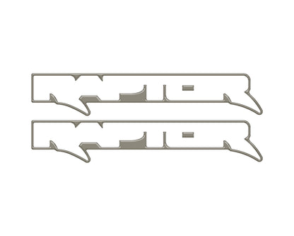 Raptor Floor Mat Emblem Inserts Fits 2022-2027 Ford Bronco & 2024-2027 Ranger Raptor