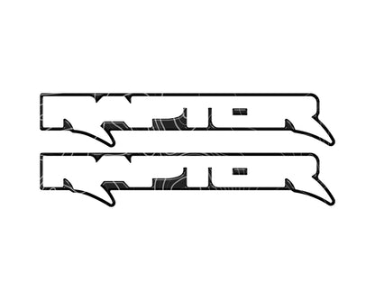 Raptor Floor Mat Emblem Inserts Fits 2022-2027 Ford Bronco & 2024-2027 Ranger Raptor