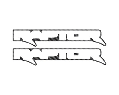 Raptor Floor Mat Emblem Inserts Fits 2022-2027 Ford Bronco & 2024-2027 Ranger Raptor