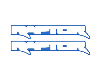 Raptor Floor Mat Emblem Inserts Fits 2022-2027 Ford Bronco & 2024-2027 Ranger Raptor