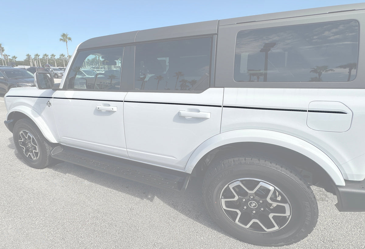 Body Line Accent Trim Fits 2021-2027 Ford Bronco