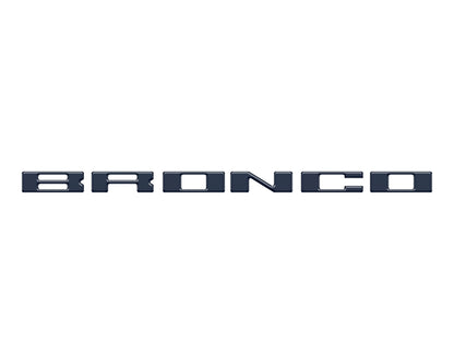 Roof Cross Bar Support Letter Overlays Fits 2022-2025 Ford Bronco