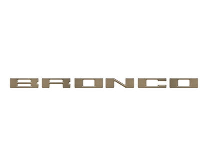 Roof Cross Bar Support Letter Overlays Fits 2022-2025 Ford Bronco