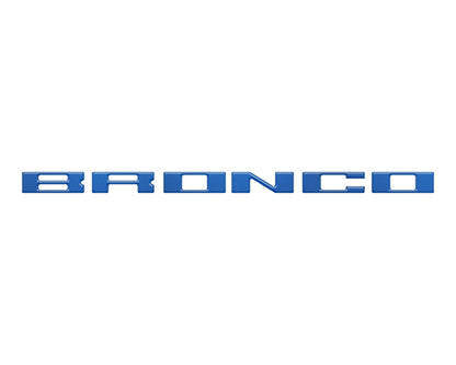 Roof Cross Bar Support Letter Overlays Fits 2022-2025 Ford Bronco