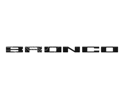 Roof Cross Bar Support Letter Overlays Fits 2022-2025 Ford Bronco