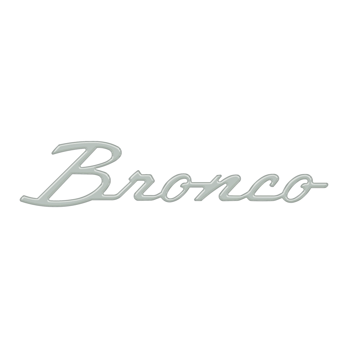 Bronco Script Badge Fits 2021-2027 Ford Bronco