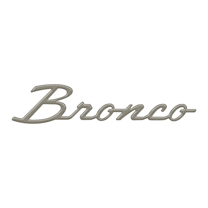 Bronco Script Badge Fits 2021-2027 Ford Bronco