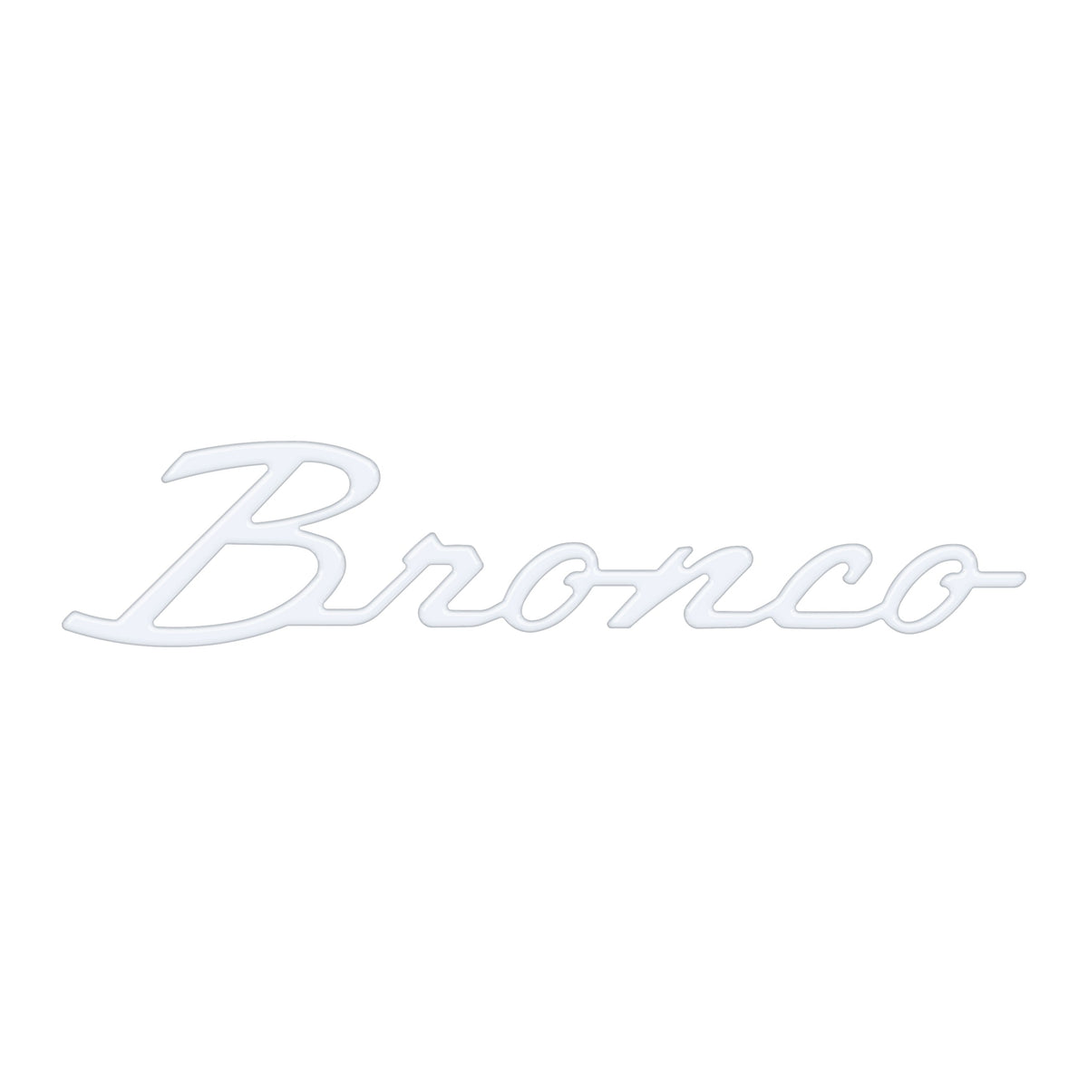 Bronco Script Badge Fits 2021-2027 Ford Bronco