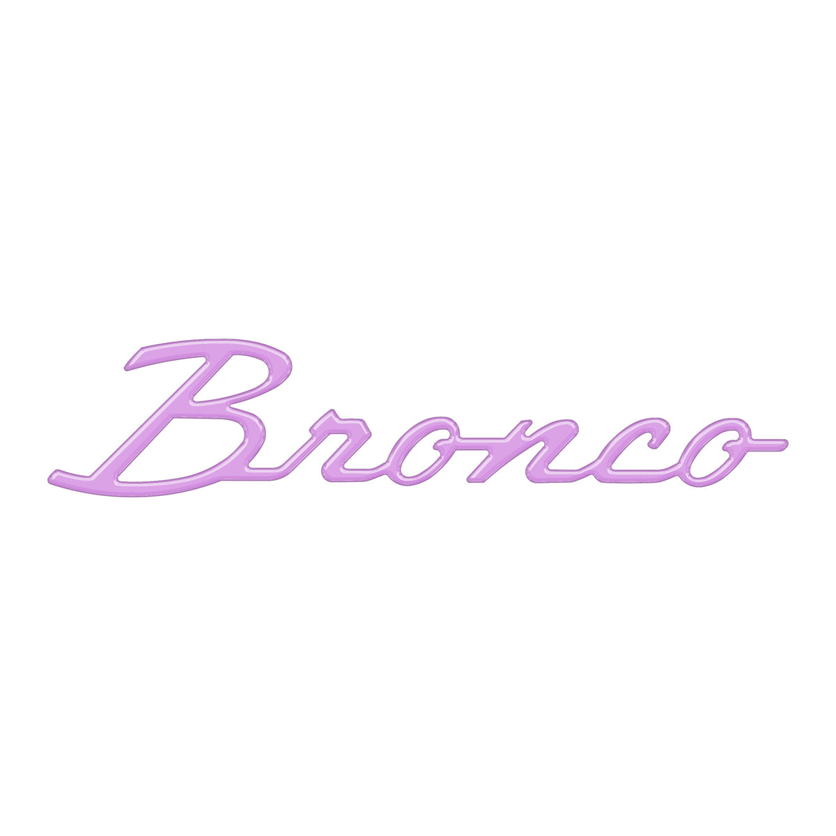 Bronco Script Badge Fits 2021-2027 Ford Bronco