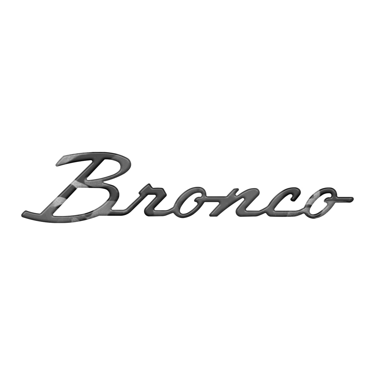 Bronco Script Badge Fits 2021-2027 Ford Bronco