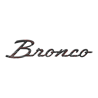 Bronco Script Badge Fits 2021-2027 Ford Bronco