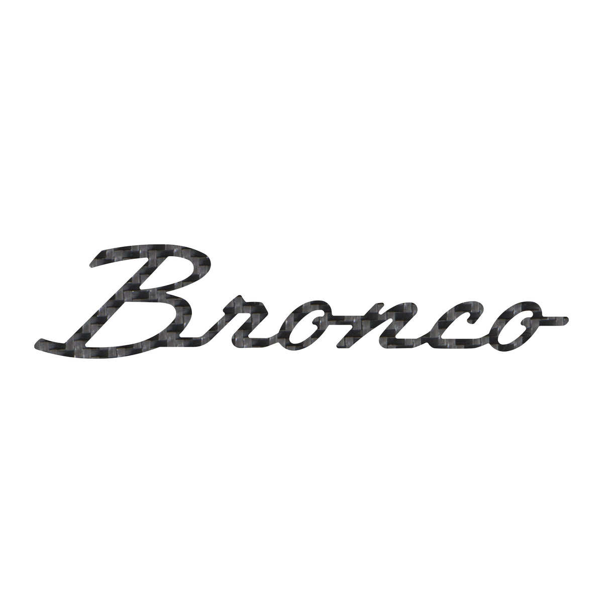 Bronco Script Badge Fits 2021-2027 Ford Bronco