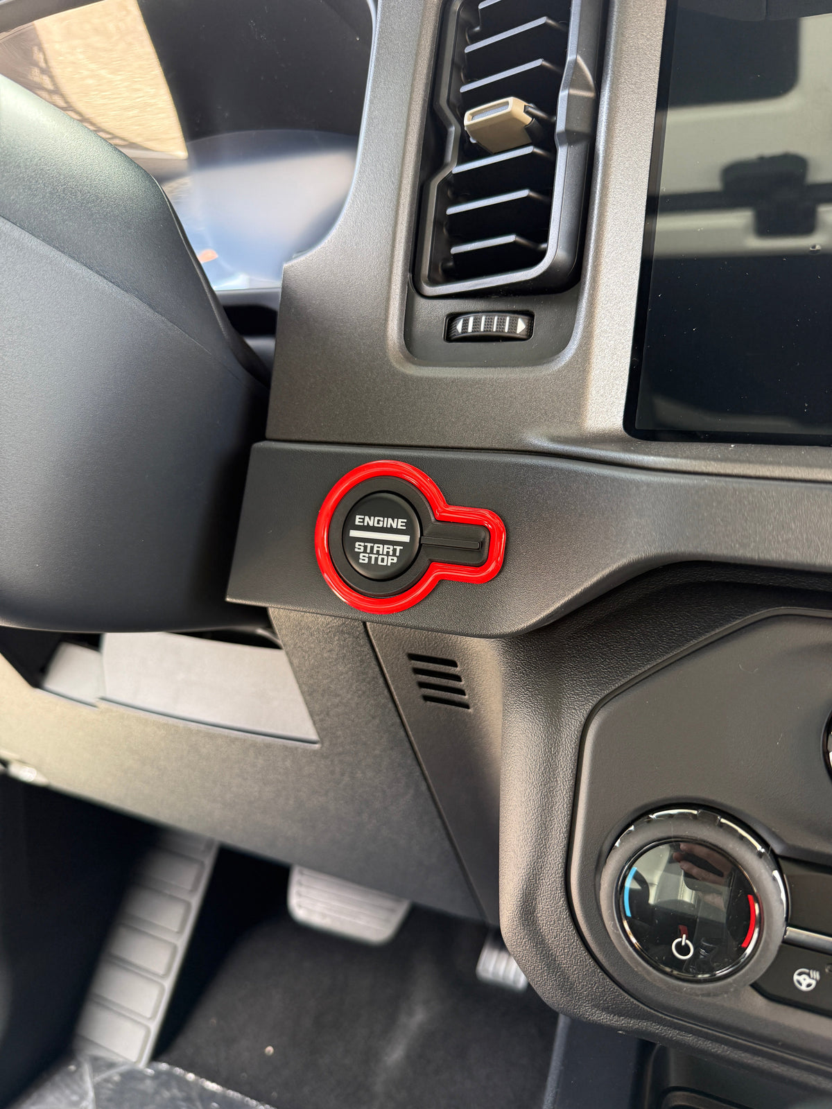 Start Button Accent Trim Fits 2021-2027 Ford Bronco