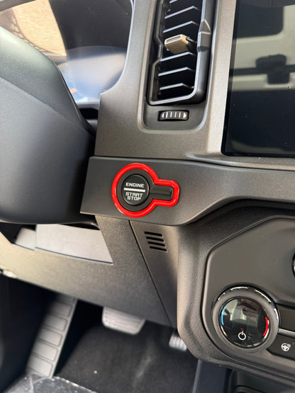 Start Button Accent Trim Fits 2021-2027 Ford Bronco
