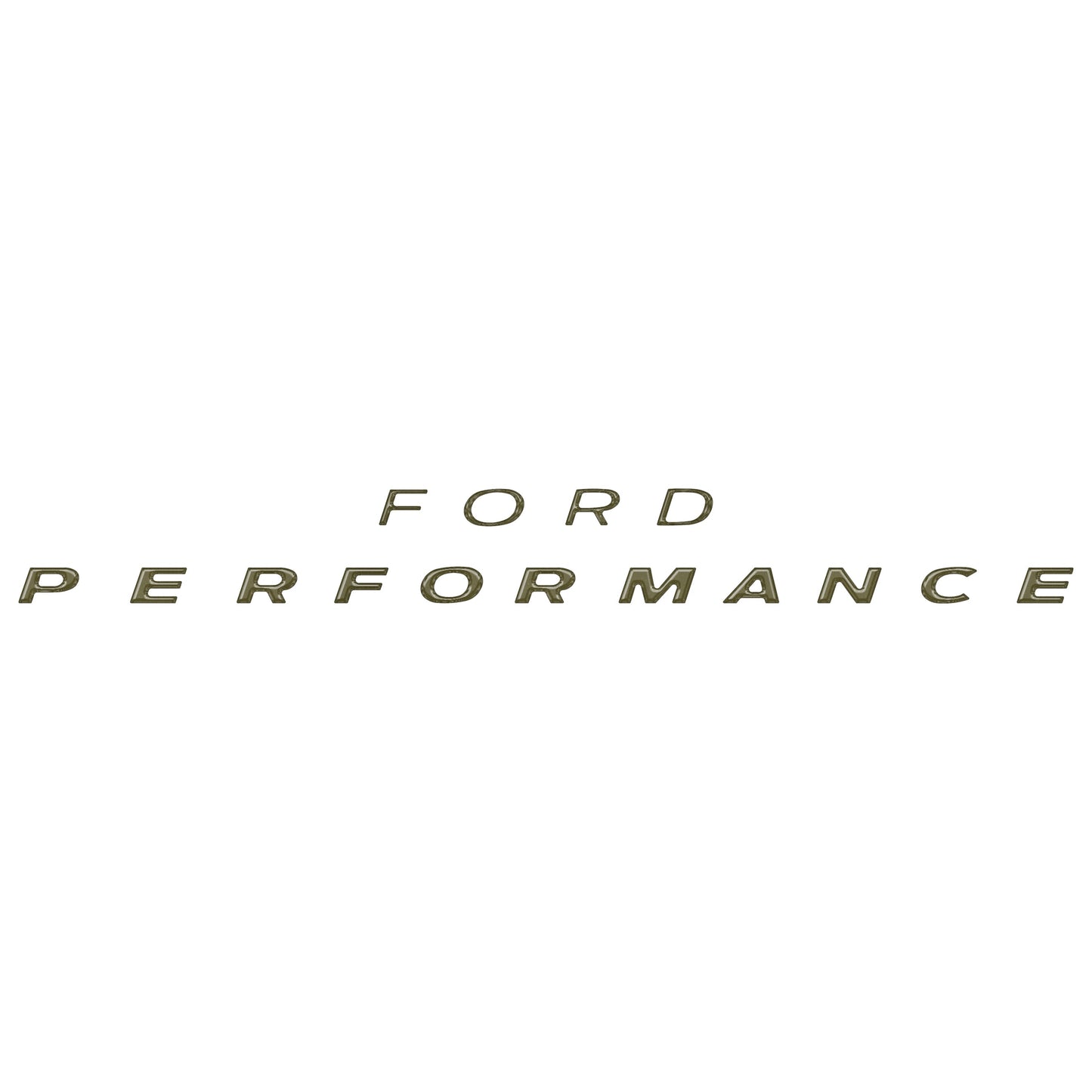 C-Bow Brace Letter Inserts Fits 2021-2026 Ford Bronco