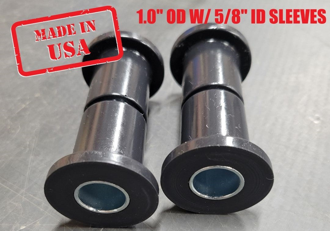 1st Gen Cummins Dodge Ram Ramcharger Front Leaf Spring Bushings 1" or 1.25" Eye w/ 5/8" Bolt