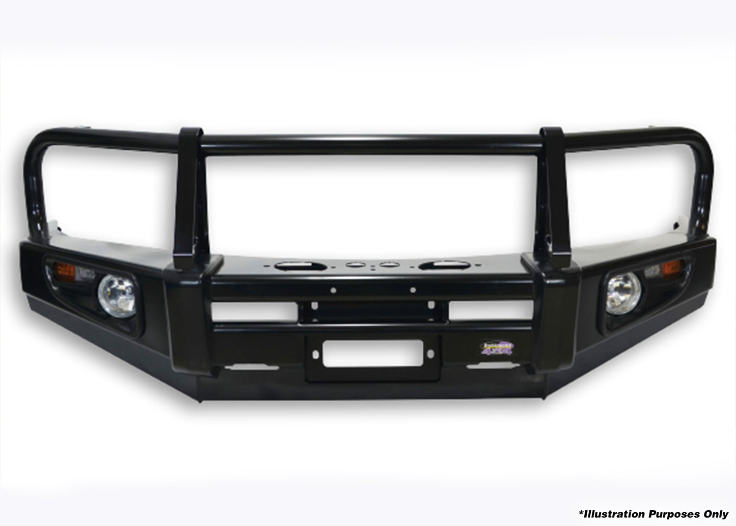 DOBINSONS BULL BAR BLACK DELUXE FOR TOYOTA HILUX REVO 2019-2020 - BU59-3728