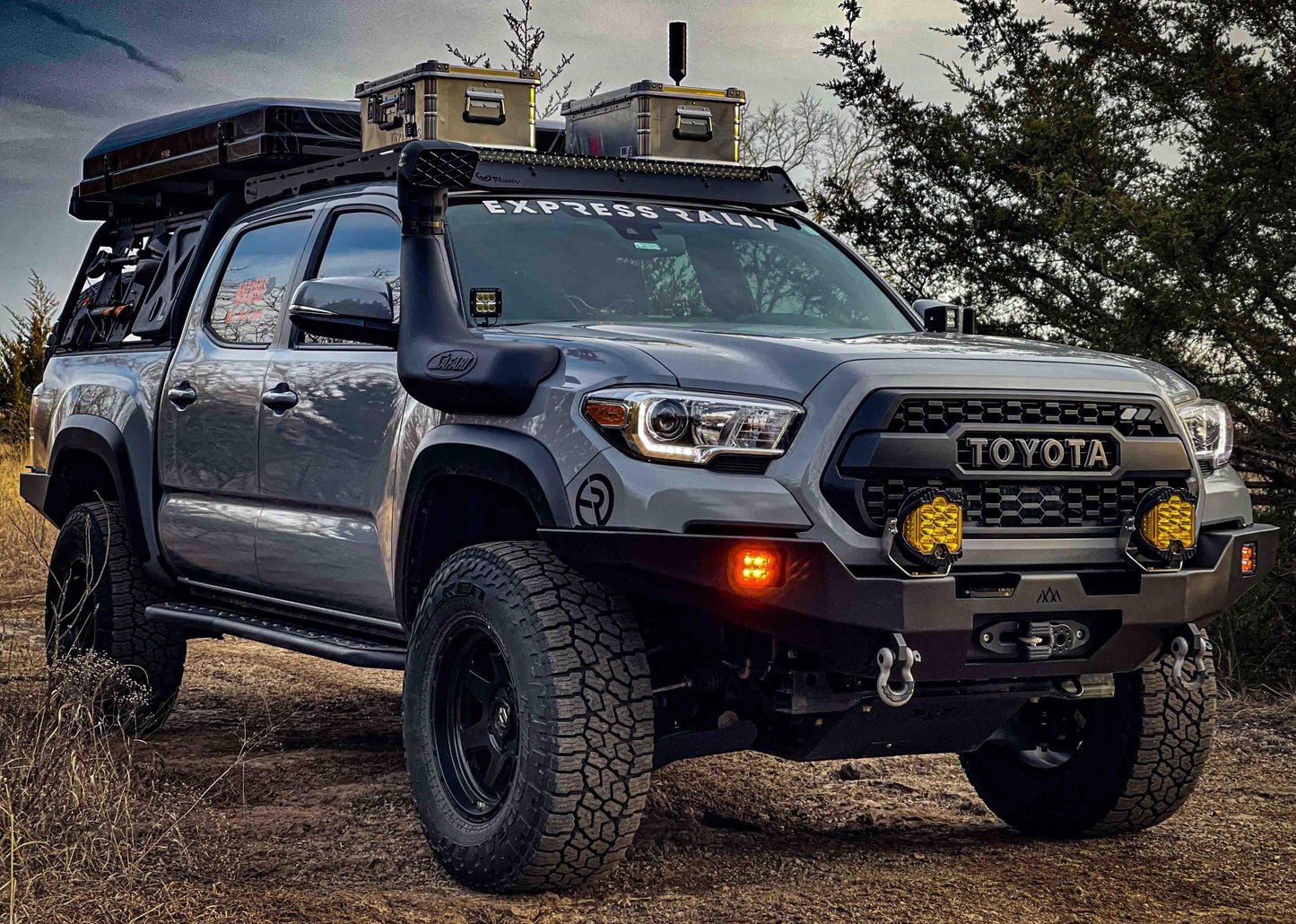 Toyota Tacoma (2016+) Hi-Lite Overland Front Bumper [No Bull Bar] - Backwoods Adventure Mods