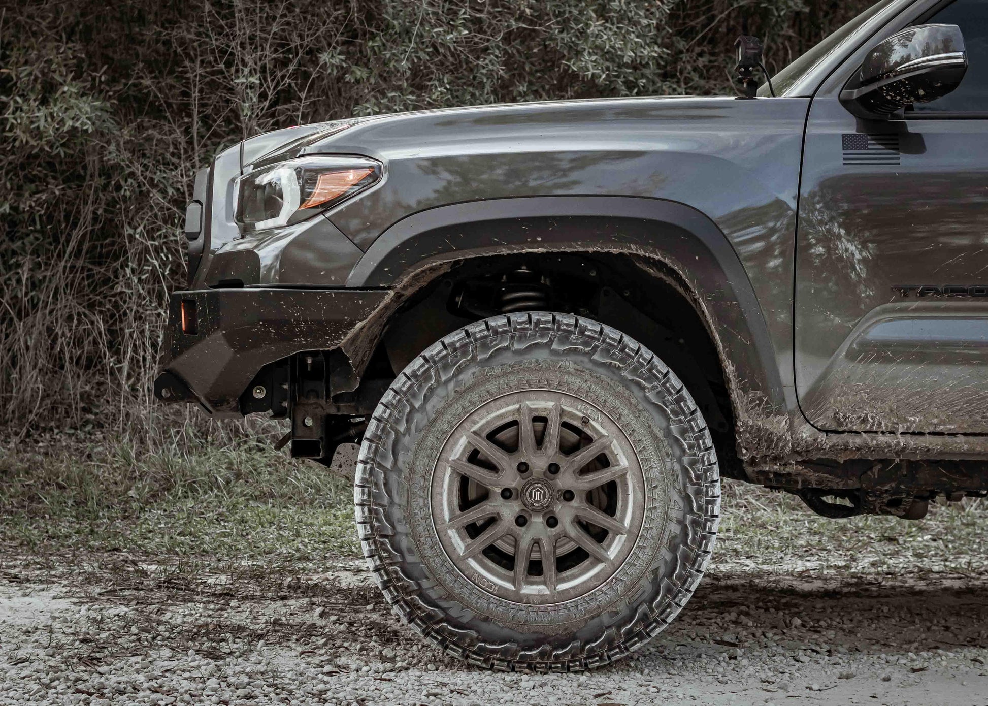 Toyota Tacoma (2016+) Hi-Lite Overland Front Bumper [No Bull Bar] - Backwoods Adventure Mods