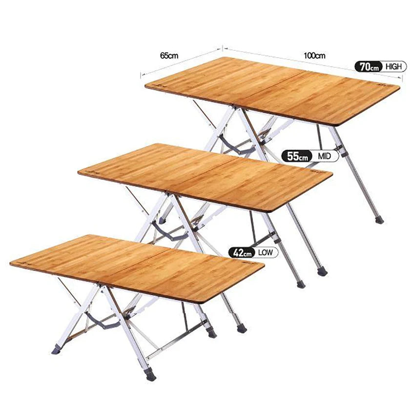 Kovea AL Bamboo One Action Table (L)