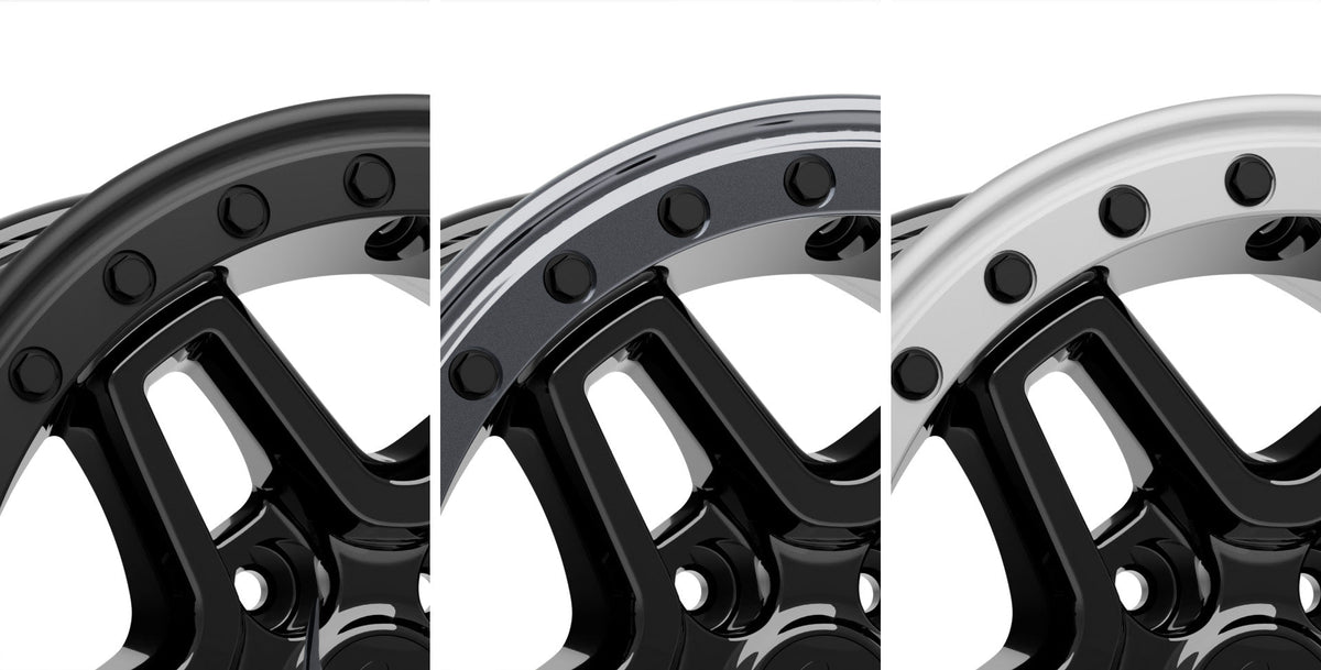 AEV Blacktail Dualsport Wheel for JL Wrangler & Gladiator - Gloss Black, 17x8.5 /  5x5 ET25