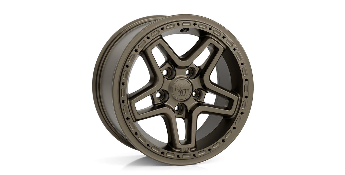 AEV Blacktail Dualsport Wheel for JL Wrangler & Gladiator -Bronze, 17x8.5 / 5x5 ET25