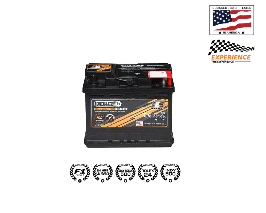 Braille Group 47 H5 AGM battery 