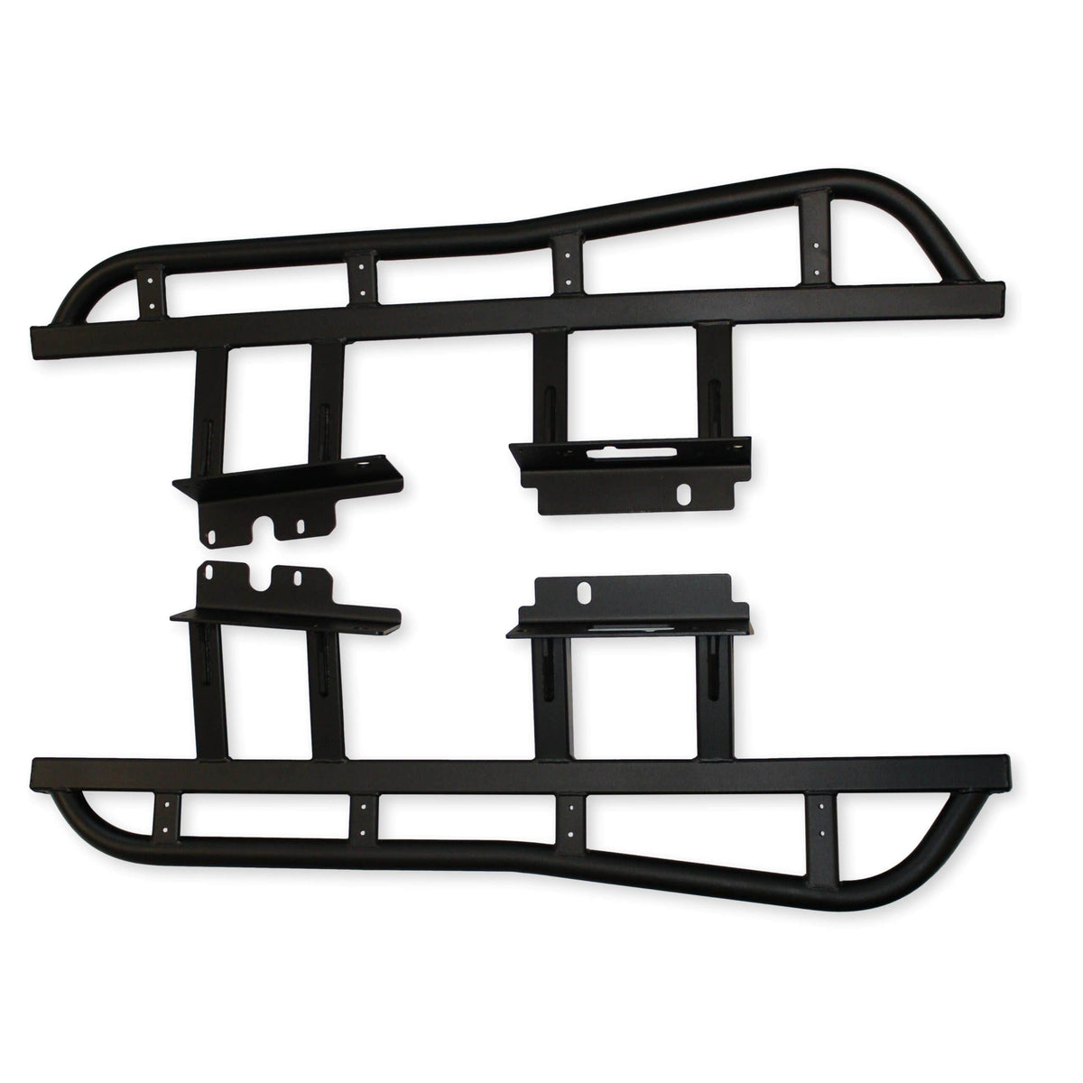 2 Door | Rock Sliders | 21-Present Bronco - 20 degree slider, bare metal
