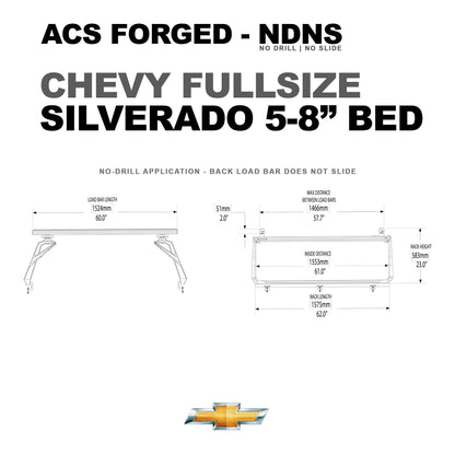 Active Cargo System - FORGED NO DRILL - Chevrolet