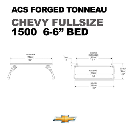 ACS FORGED TONNEAU - RAILS ONLY - Chevrolet