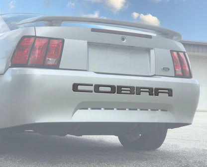 Bumper Letter Inserts Fits 2003-2004 Ford Mustang Cobra