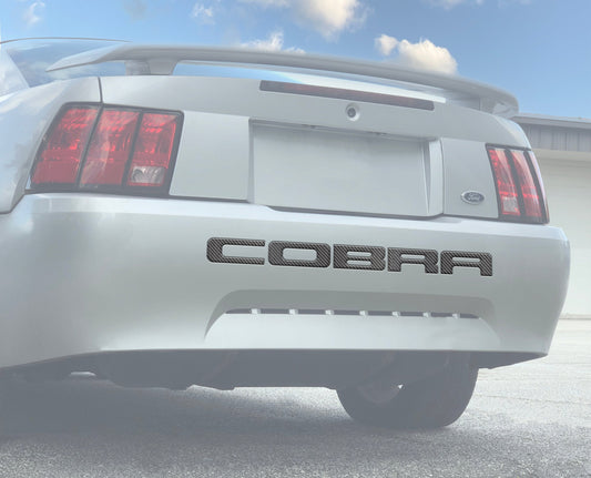 Bumper Letter Inserts Fits 2003-2004 Ford Mustang Cobra