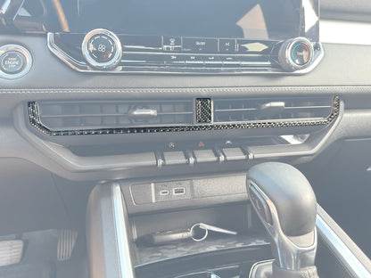 Center A.C. Vent Accent Trim Fits 2023-2027 Chevrolet Colorado & GMC Canyon