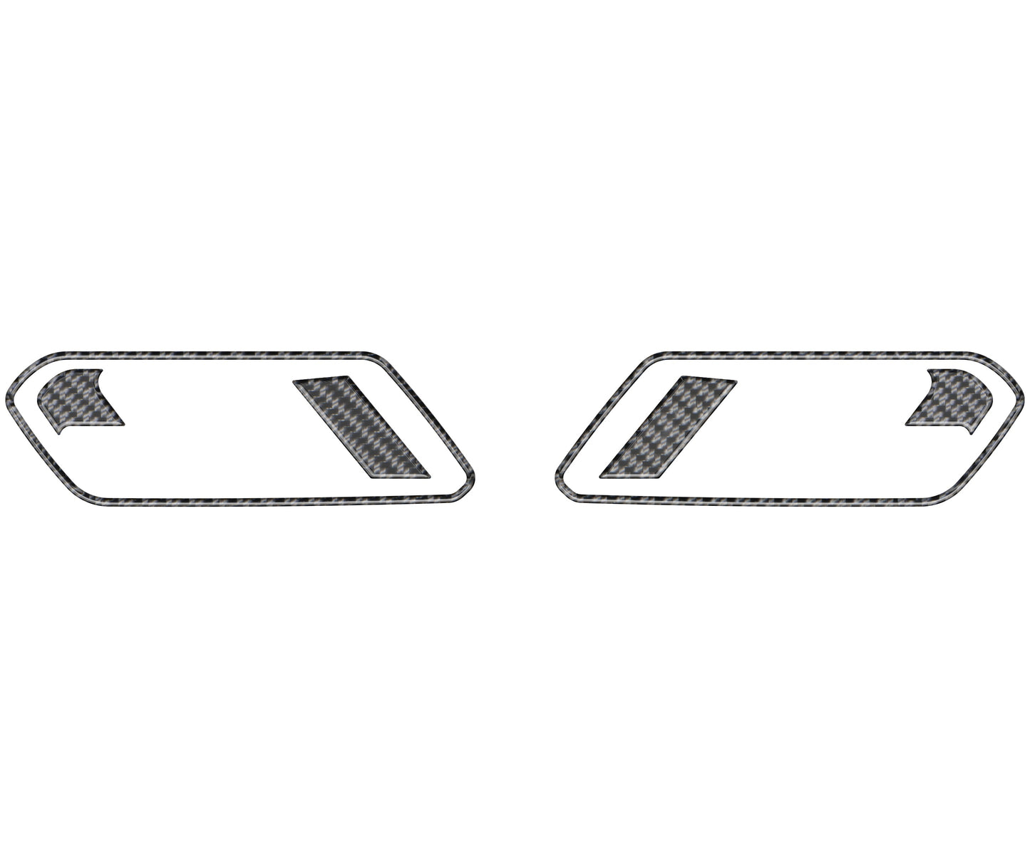 Door Handle Accent Trim Fits 2023-2026 Chevrolet Colorado & GMC Canyon