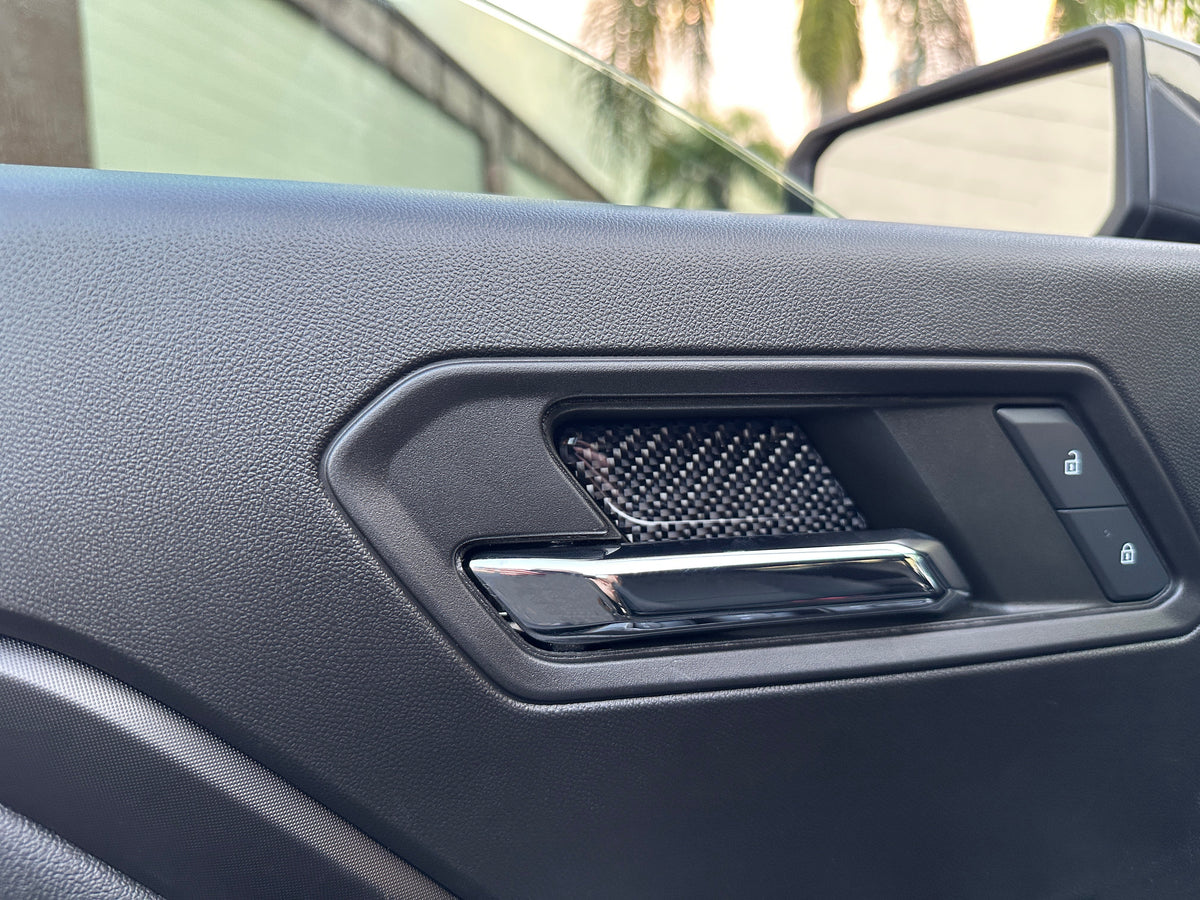 Door Handle Pocket Accent Trim Fits 2023-2027 Chevrolet Colorado/Silverado Refresh Interior
