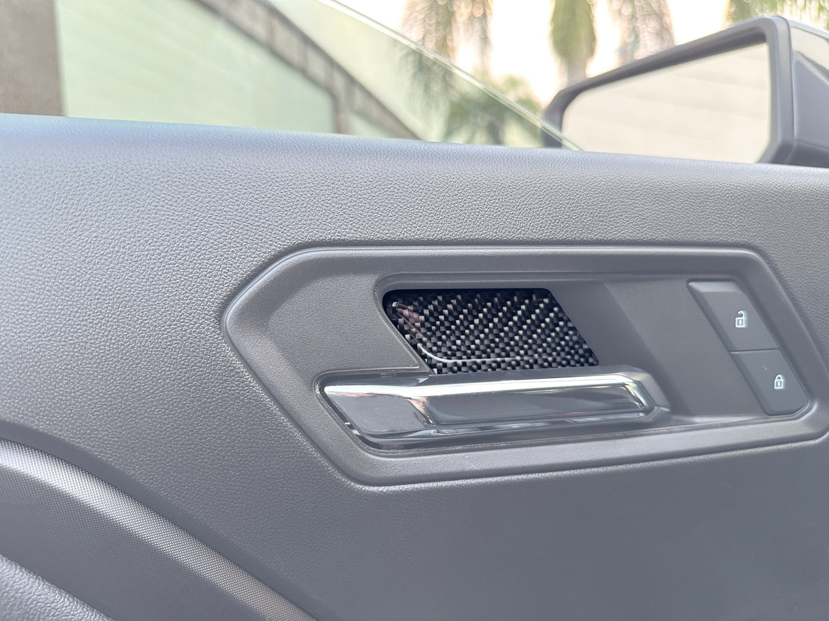 Door Handle Pocket Accent Trim Fits 2023-2027 Chevrolet Colorado/Silverado Refresh Interior