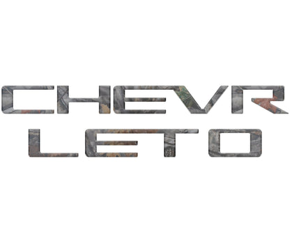 Tailgate Letter Inserts Fits 2023-2027 Chevrolet Colorado