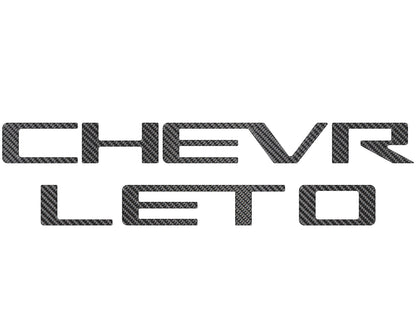 Tailgate Letter Inserts Fits 2023-2027 Chevrolet Colorado