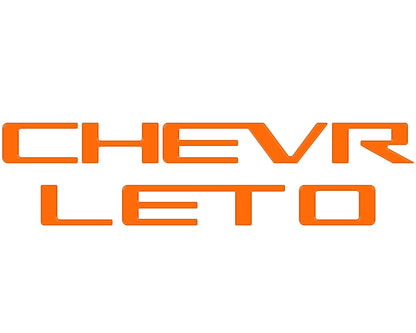 Tailgate Letter Inserts Fits 2023-2027 Chevrolet Colorado