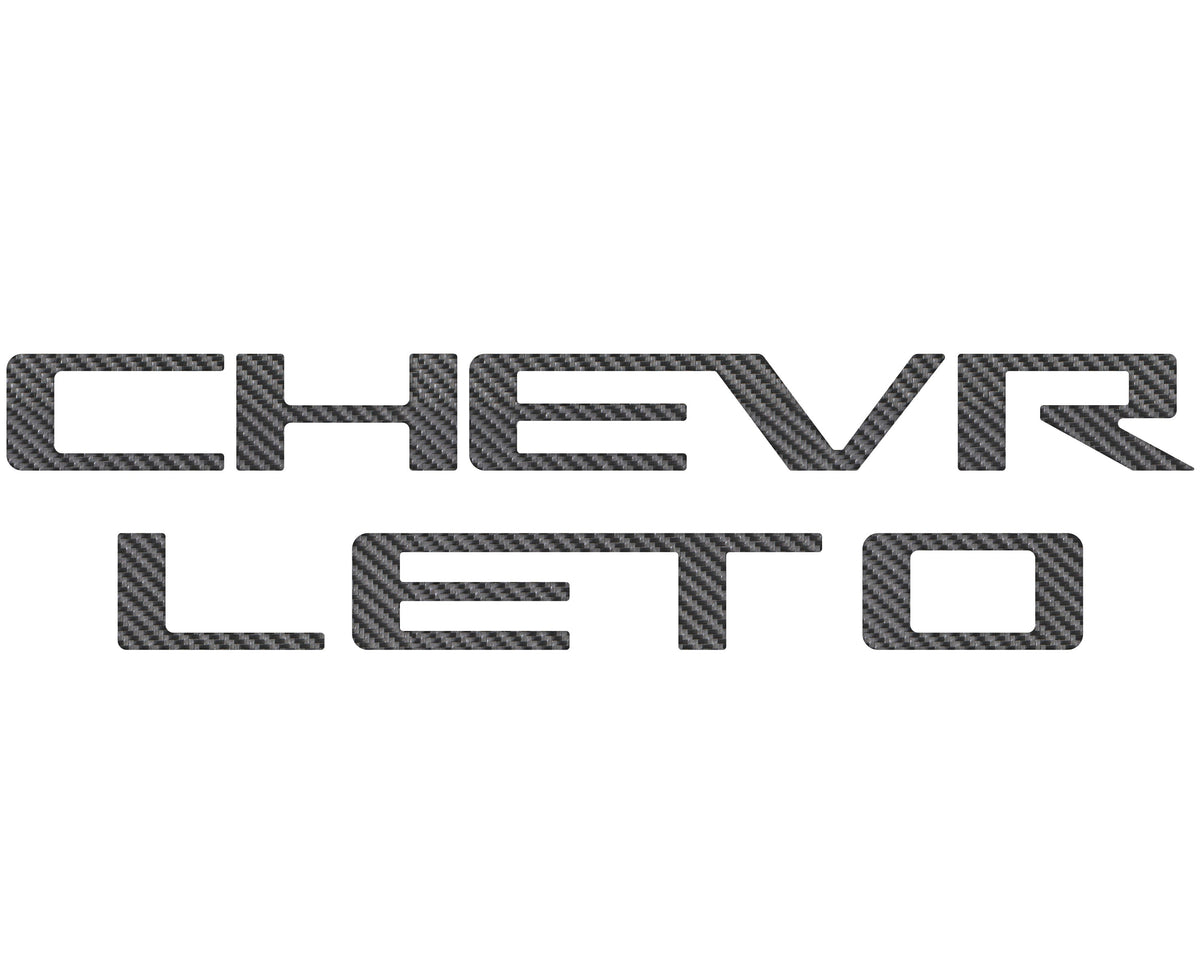 Tailgate Letter Inserts Fits 2023-2027 Chevrolet Colorado