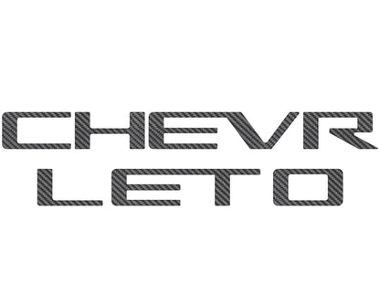 Tailgate Letter Inserts Fits 2023-2027 Chevrolet Colorado