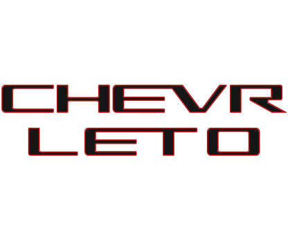 Tailgate Letter Inserts Fits 2023-2027 Chevrolet Colorado